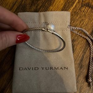 David Yurman Petite Chatelaine® Bracelet in Sterling Silver with Pearl